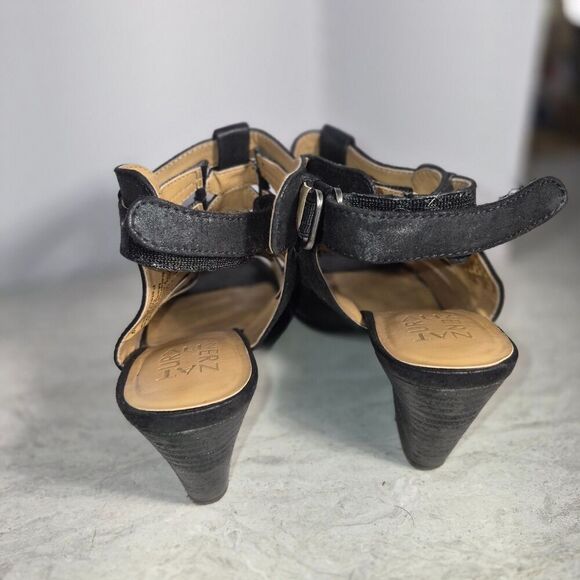 Black Naturalizer Heeled Dress Shoes Size 7.5 - Picture 4 of 11